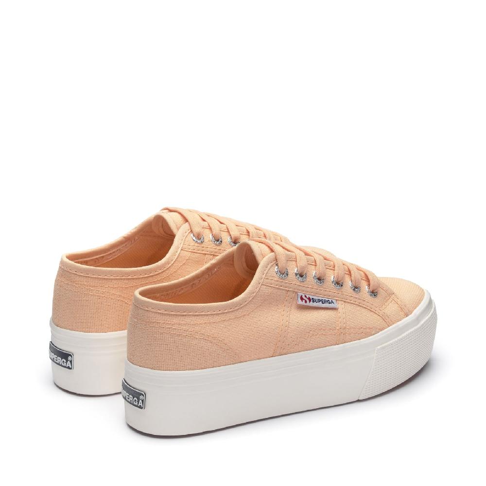 Superga 2790 PLATFORMORANGE APRICOT-F AVORIO Offerta