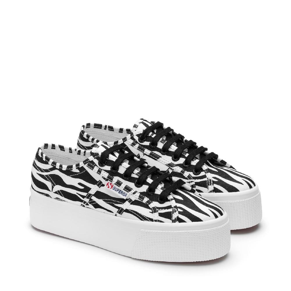 Superga 2790 PRINTBIG ZEBRA-WHITE BLACK Online