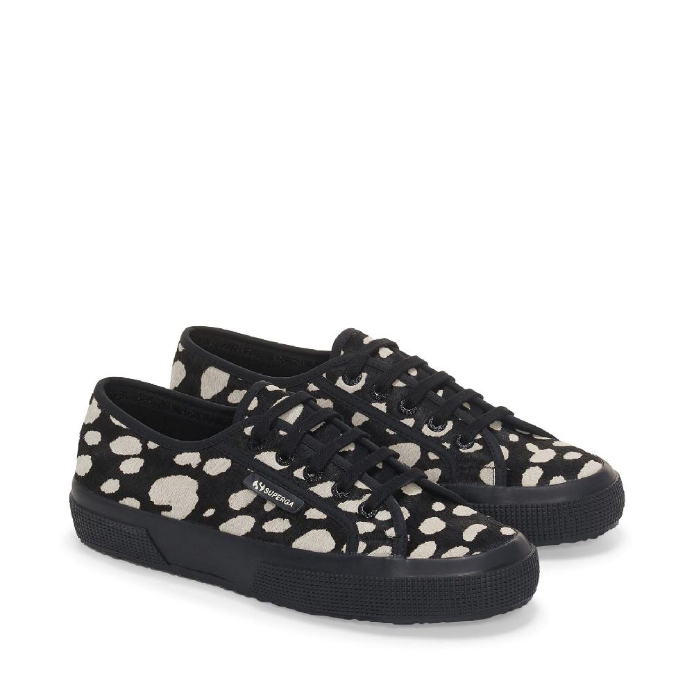 Superga 2750 DK DALMATIAN CALF HAIRBLACK-BEIGE Affare Del Giorno