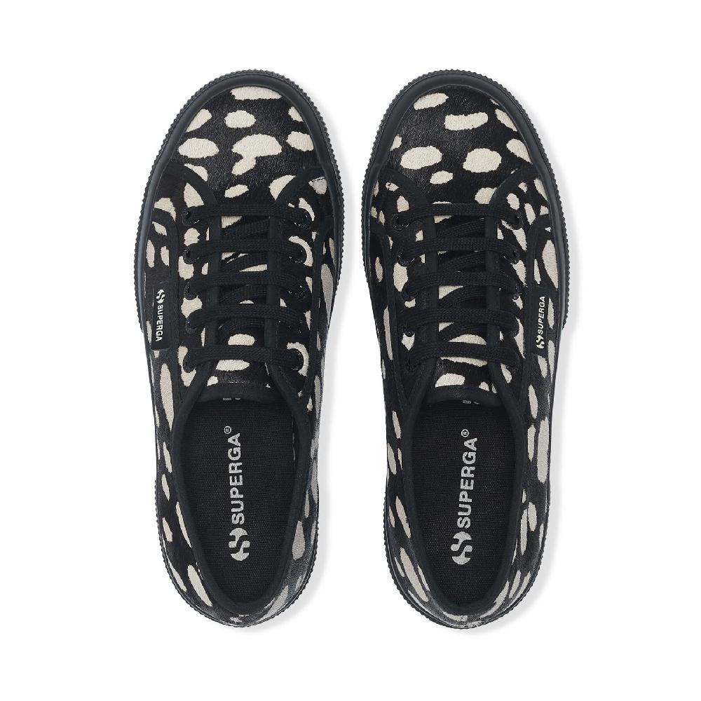 Superga 2750 DK DALMATIAN CALF HAIRBLACK-BEIGE Affare Del Giorno