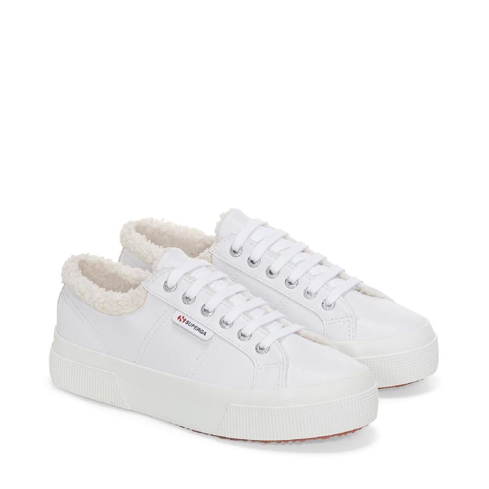 Superga 2740 PLATFORM VEGAN MATERIALWHITE ICE Presa