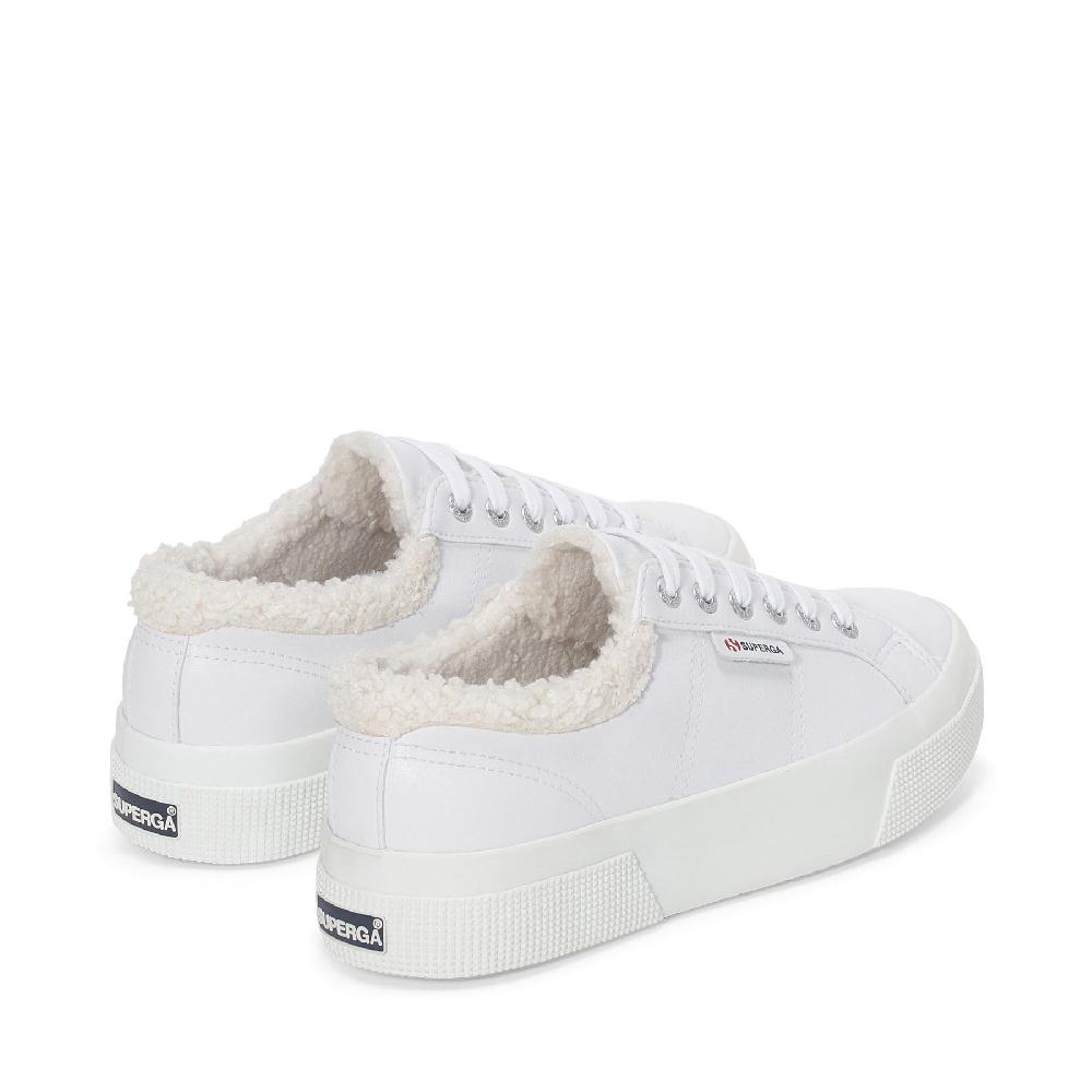 Superga 2740 PLATFORM VEGAN MATERIALWHITE ICE Presa