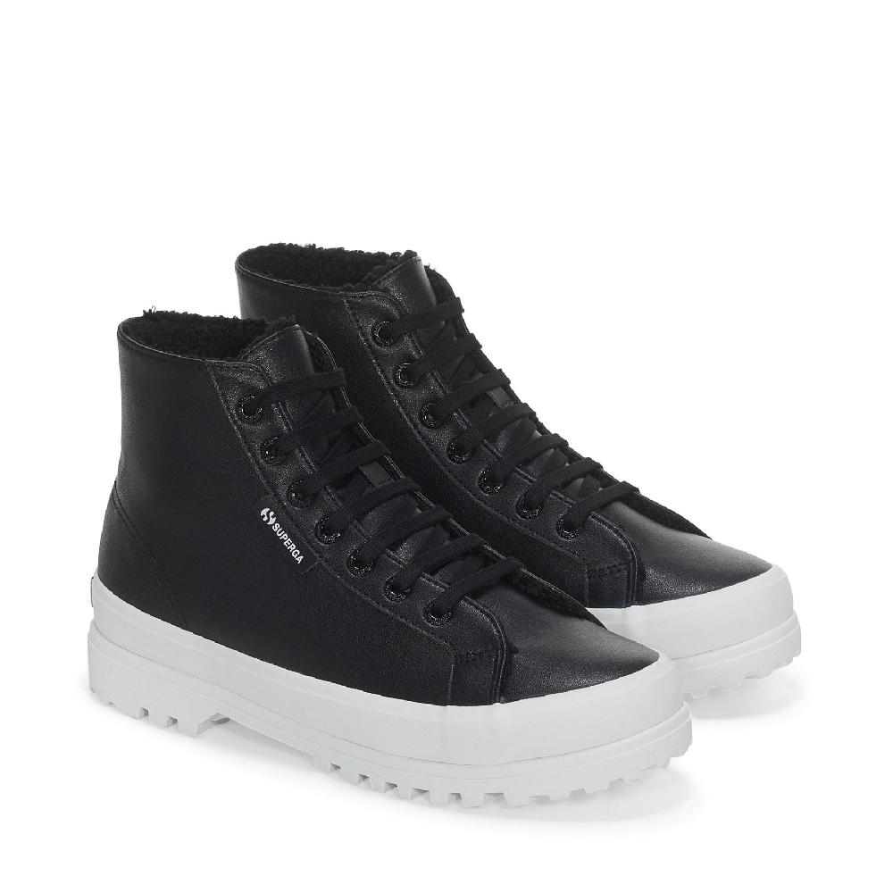 Superga 2341 ALPINA VEGAN MATERIALBLACK Sconto