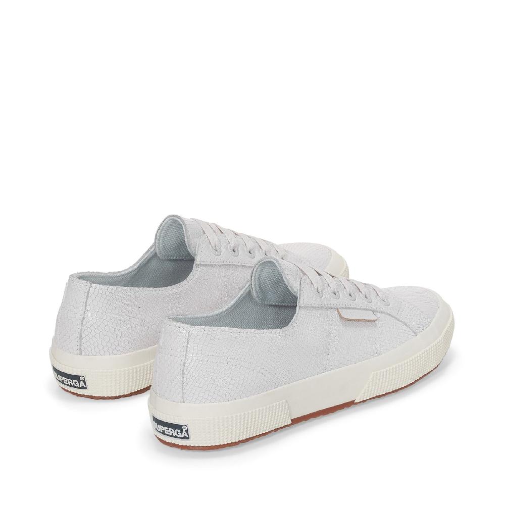 Superga 2750 SNAKE LEATHEROPTICAL WHITE Outlet