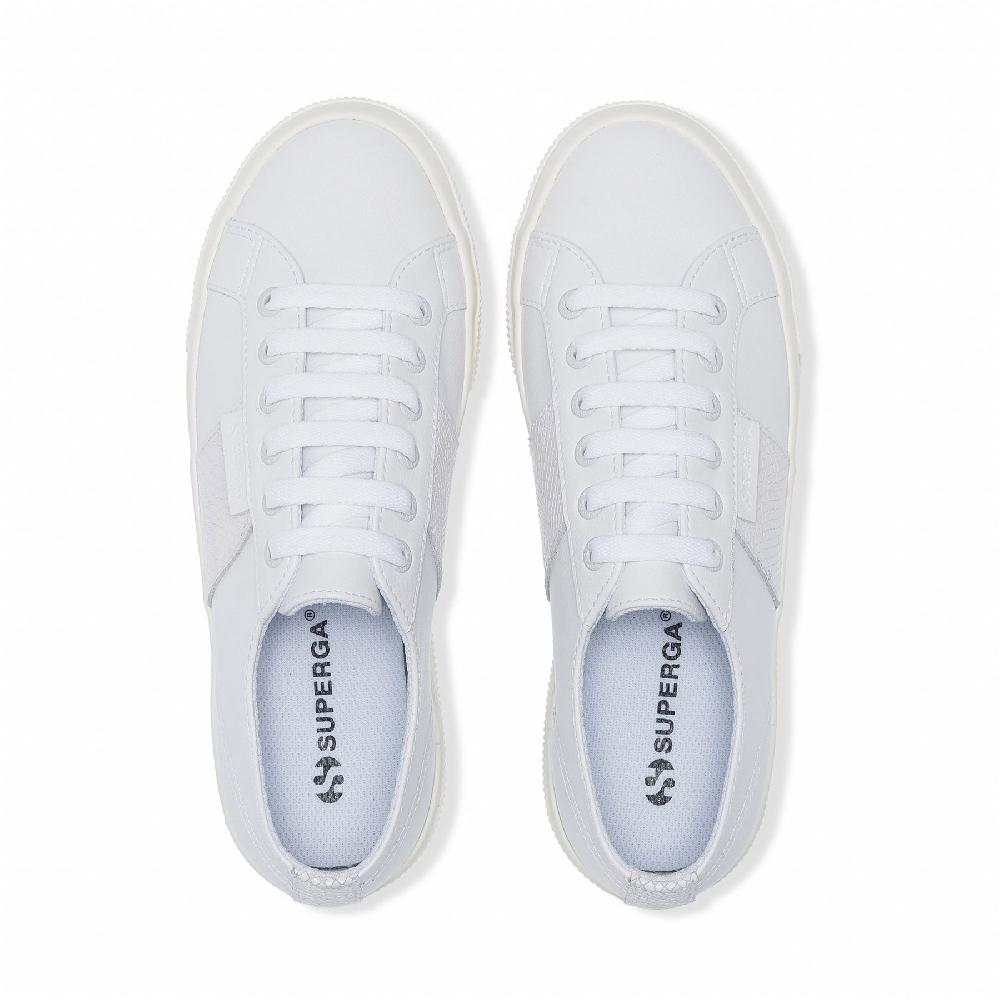 Superga 2740 PLATFORM SNAKEWHITE-SILVER-FAVORIO Saldi