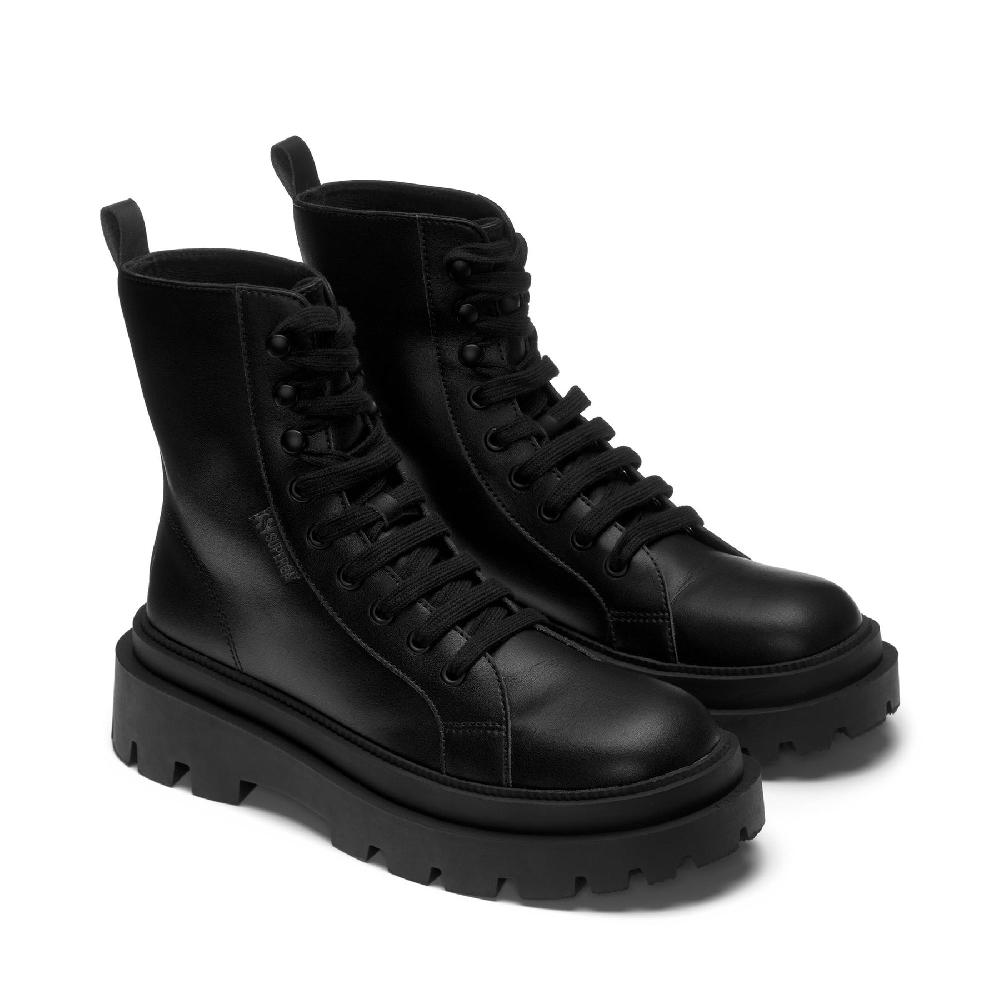 Superga 3051 ALPINA APEX HIGH VEGAN MATERIALTOTAL BLACK Nuovo