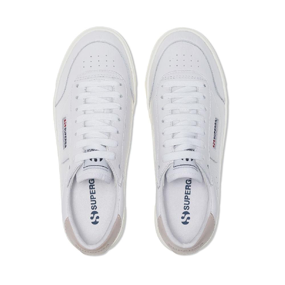 Superga 3854 COURT PLATFORMWHITE-VIOLET HUSHED-FAVORIO Spedizione Gratuita