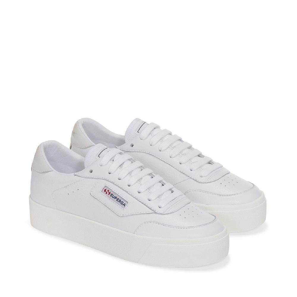 Superga 3854 COURT PLATFORMWHITE-FAVORIO Pezzi Unici