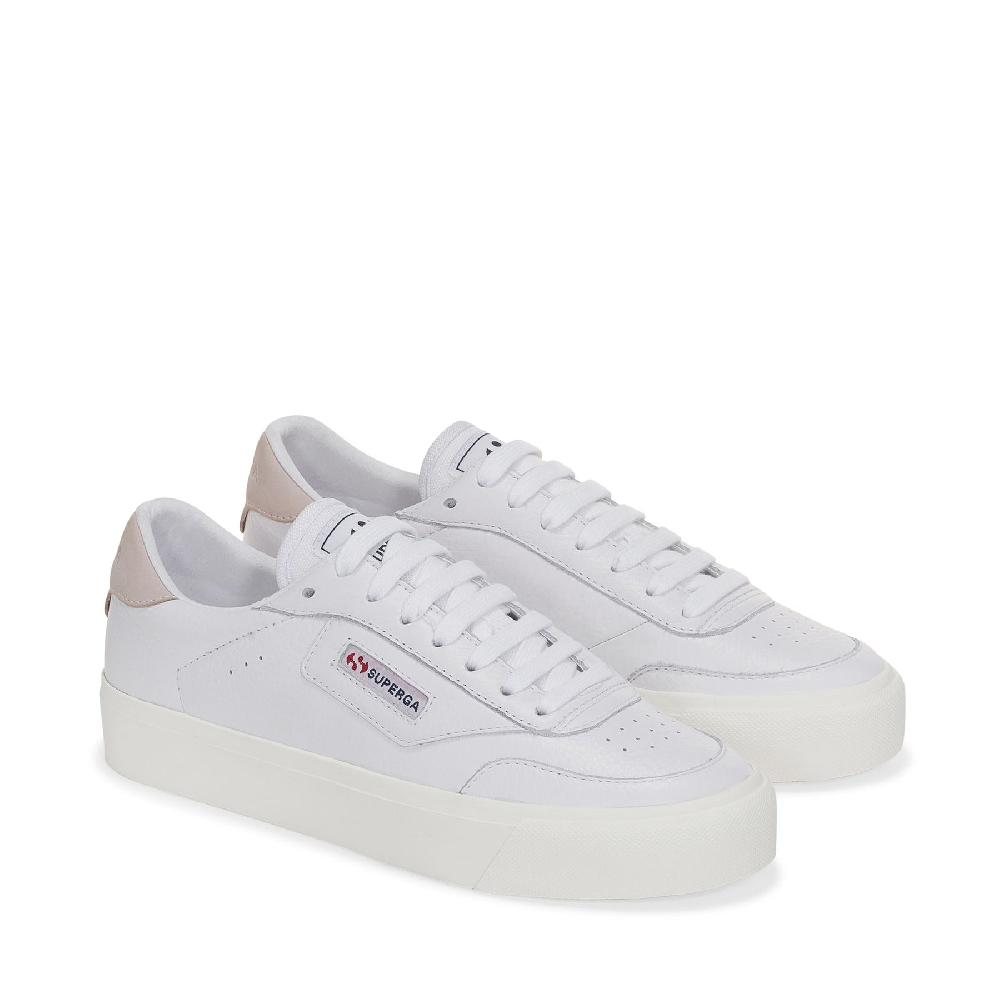 Superga 3843 COURTWHITE-VIOLET HUSHED-FAVORIO Negozi Online