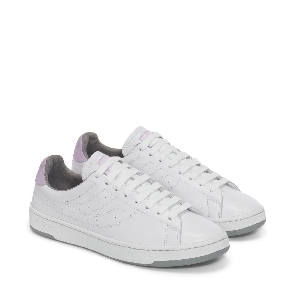 Superga 4833 LENDL MATCHWHITE-VIOLET LILLA-GREY MD Nuova