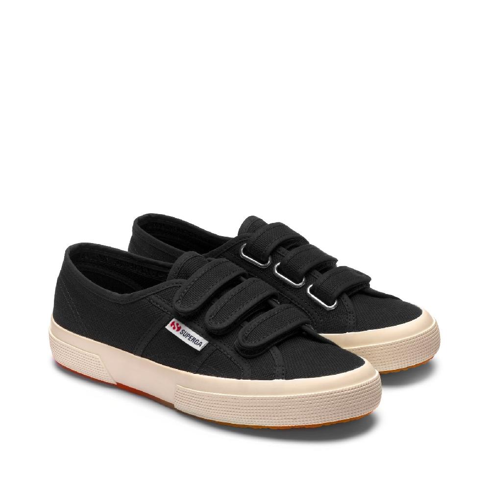 Superga 2750-COT3STRAPUBLACK In Linea