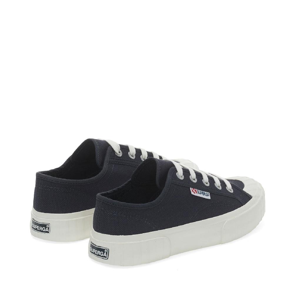 Superga 2630 STRIPEBLUE GREY DK-FAVORIO Nuovo