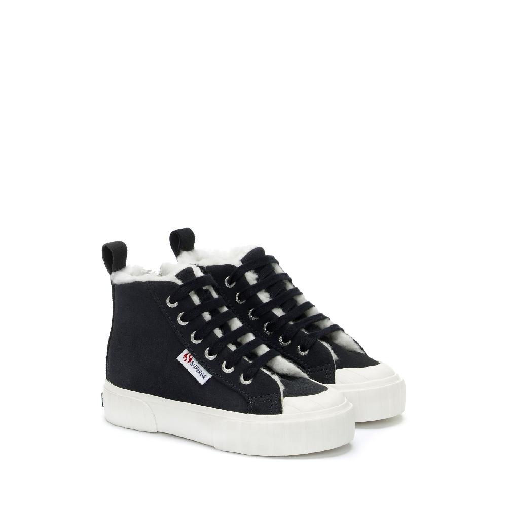 Superga 2696 KIDS STRIPE SUEDEBLUE GREY DK-FAVORIO Presa