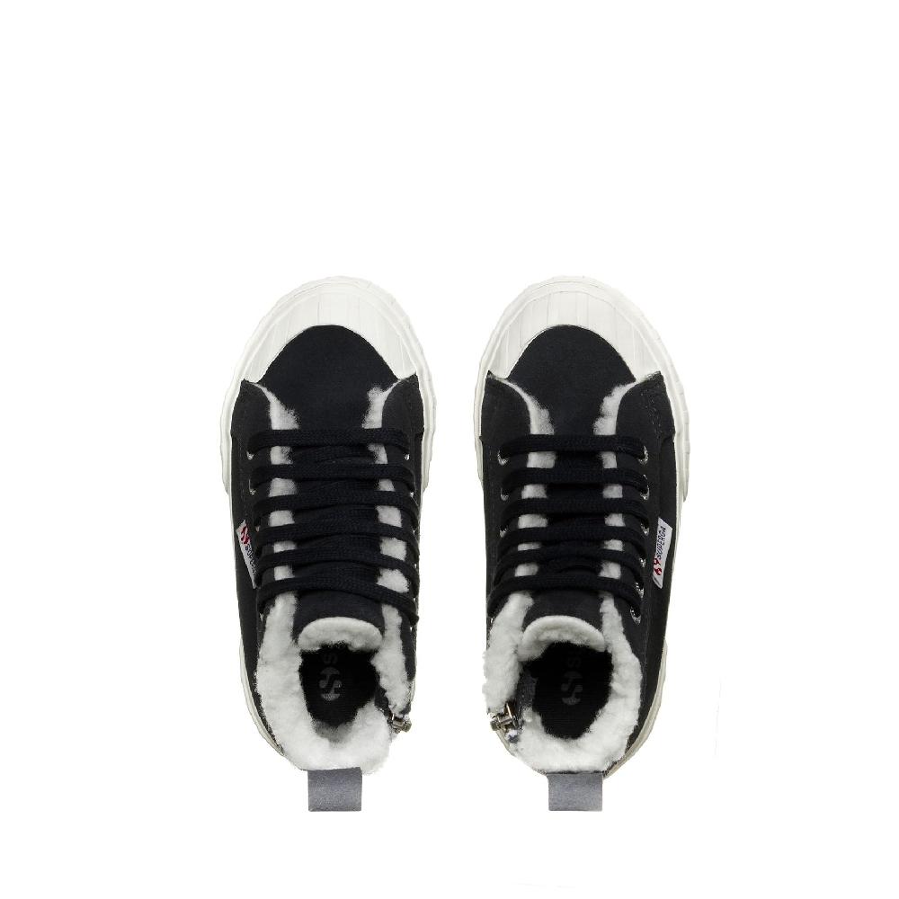 Superga 2696 KIDS STRIPE SUEDEBLUE GREY DK-FAVORIO Presa