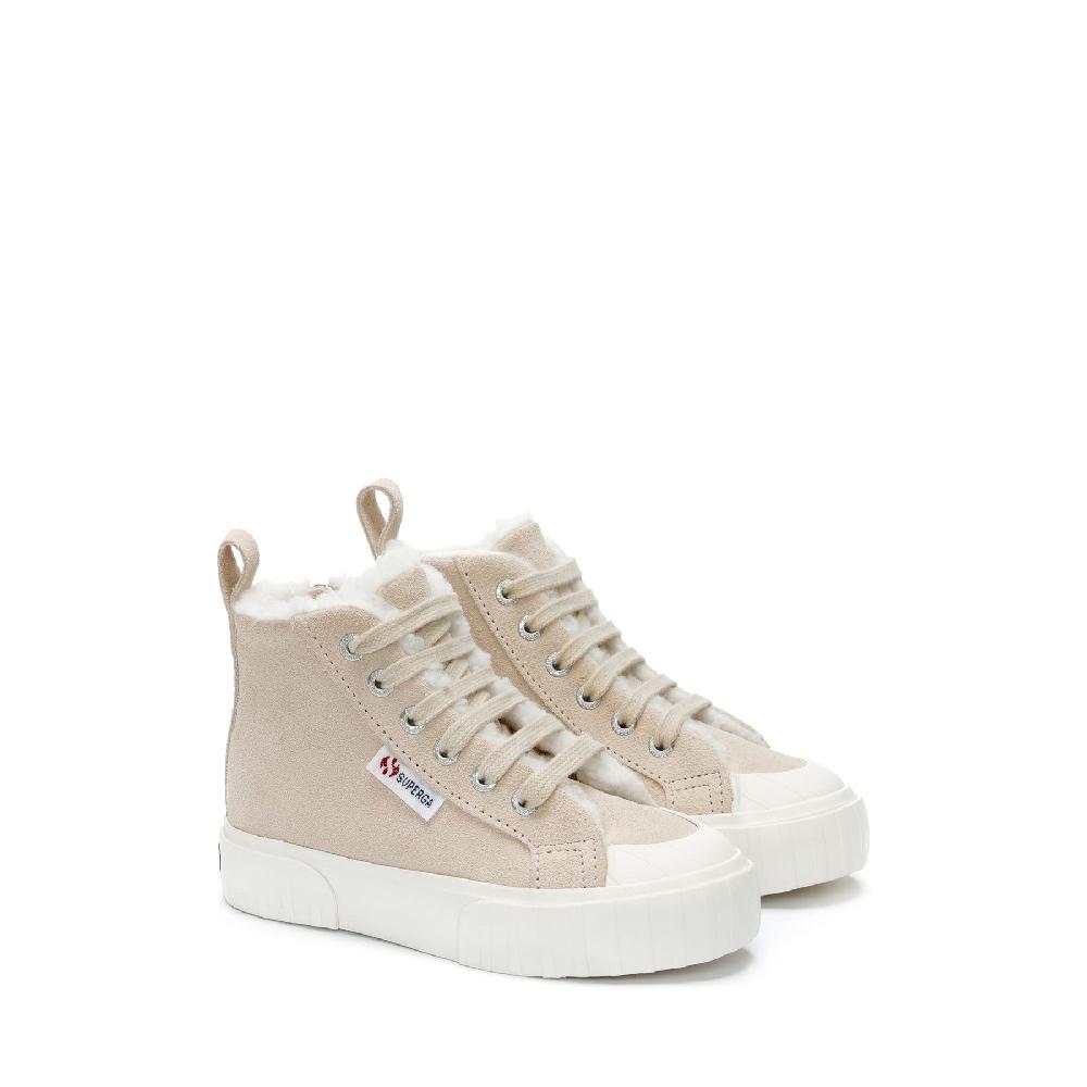 Superga 2696 KIDS STRIPE SUEDEPINK ALMOND-FAVORIO Offerta