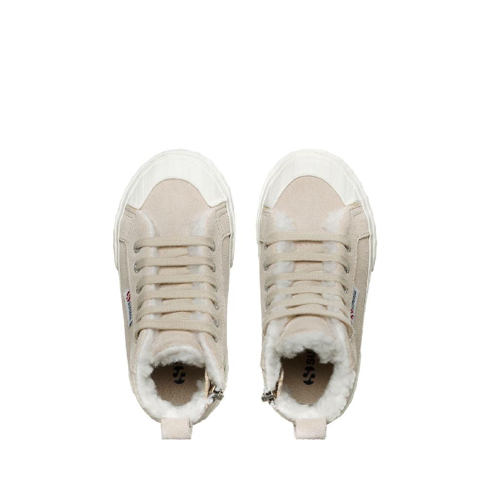 Superga 2696 KIDS STRIPE SUEDEPINK ALMOND-FAVORIO Offerta