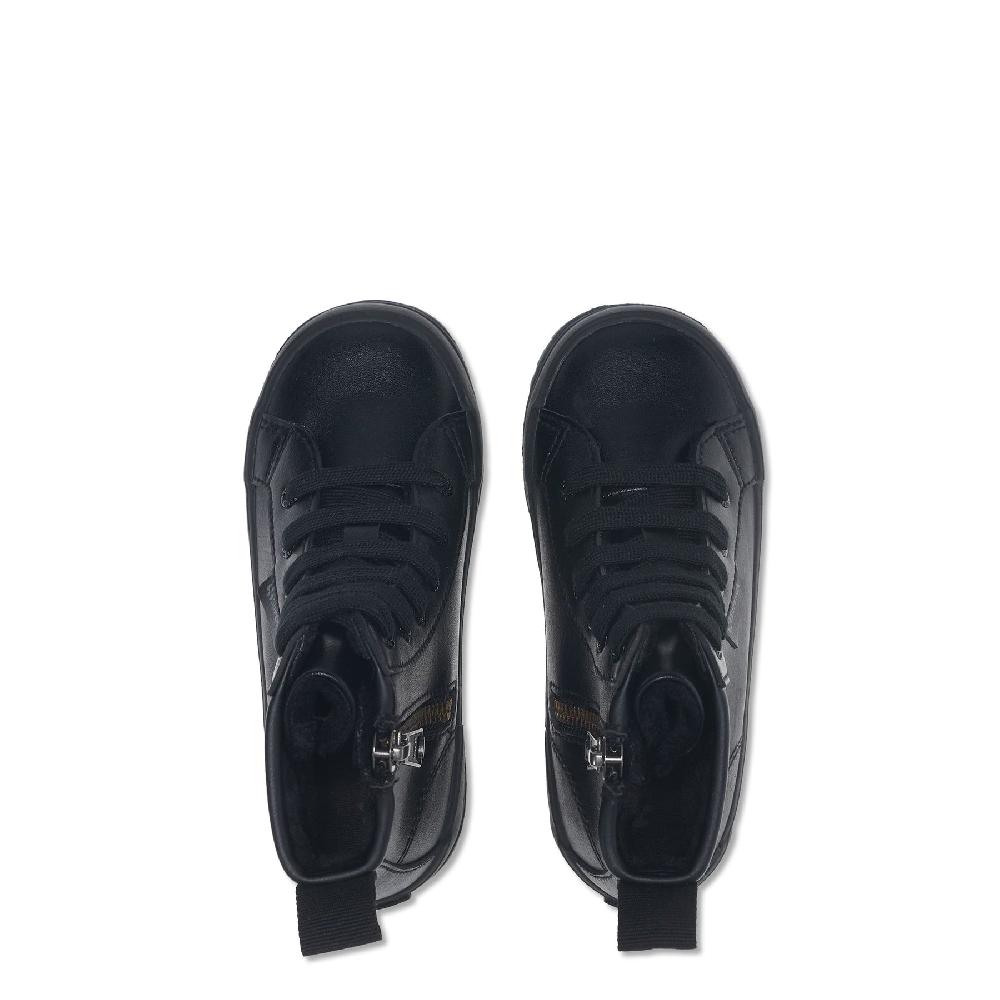 Superga 2643 KIDS ALPINA VEGAN MATERIALTOTAL BLACK Outlet