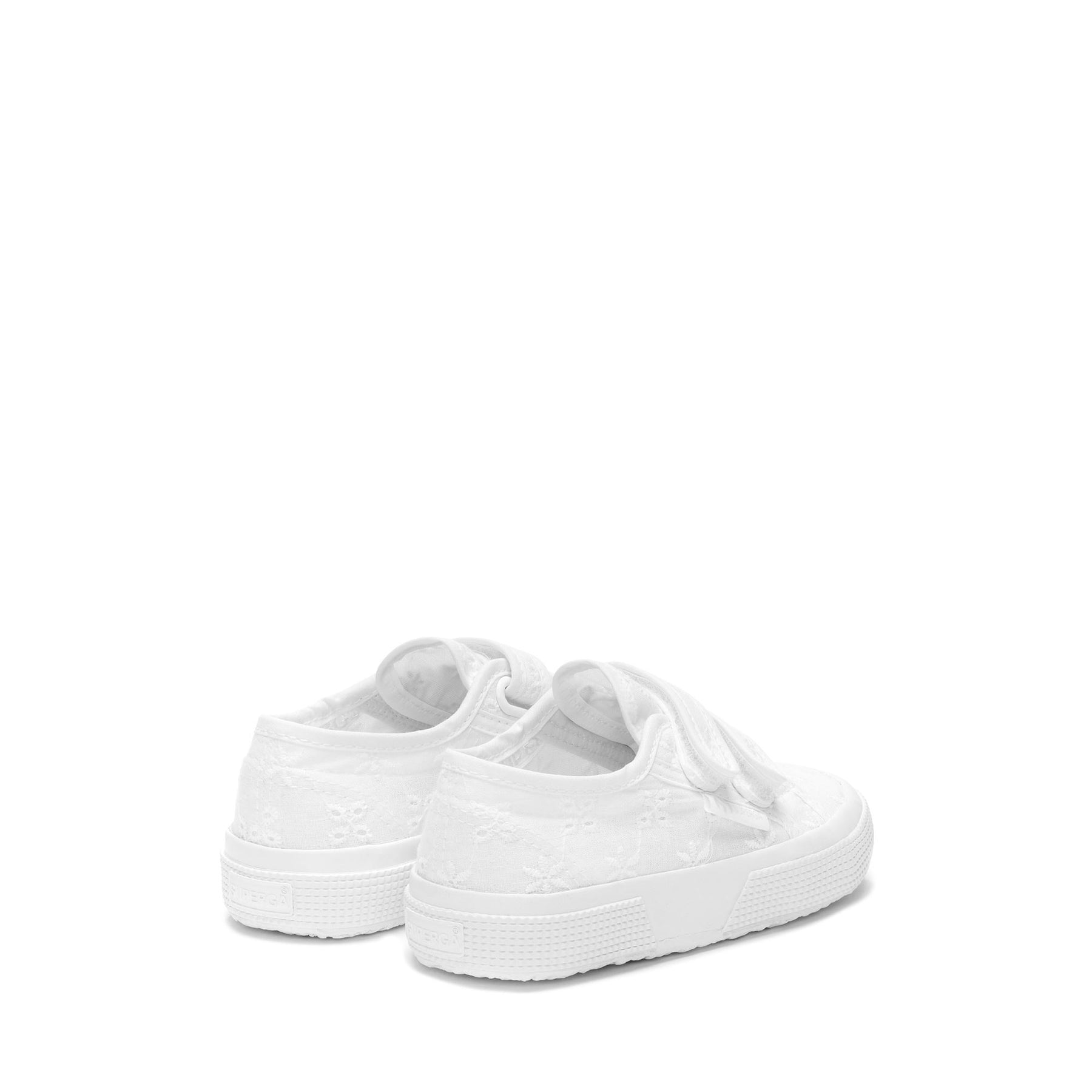Superga 2750 KIDS STRAPS FLOWER SANGALLOTOTAL WHITE Promozione Limitata