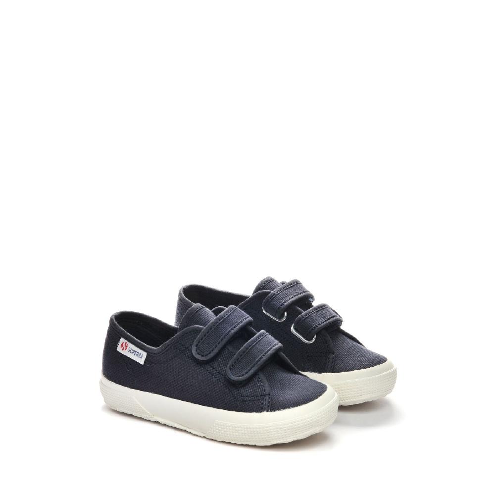 Superga 2725 STRAPS KIDSBLUE GREY DK-AVORIO NUDE In Vendita