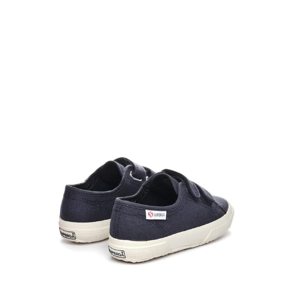 Superga 2725 STRAPS KIDSBLUE GREY DK-AVORIO NUDE In Vendita