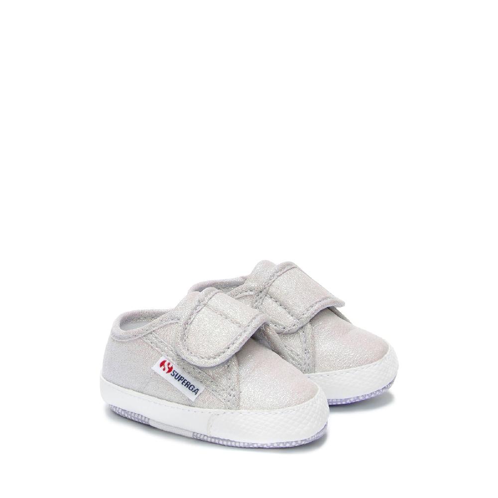 Superga 4006 BABY STRAP LAMEPASTEL LILLA IRIDESCENT Spedizione Gratuita