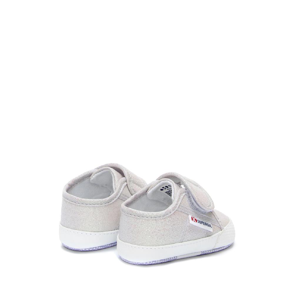 Superga 4006 BABY STRAP LAMEPASTEL LILLA IRIDESCENT Spedizione Gratuita