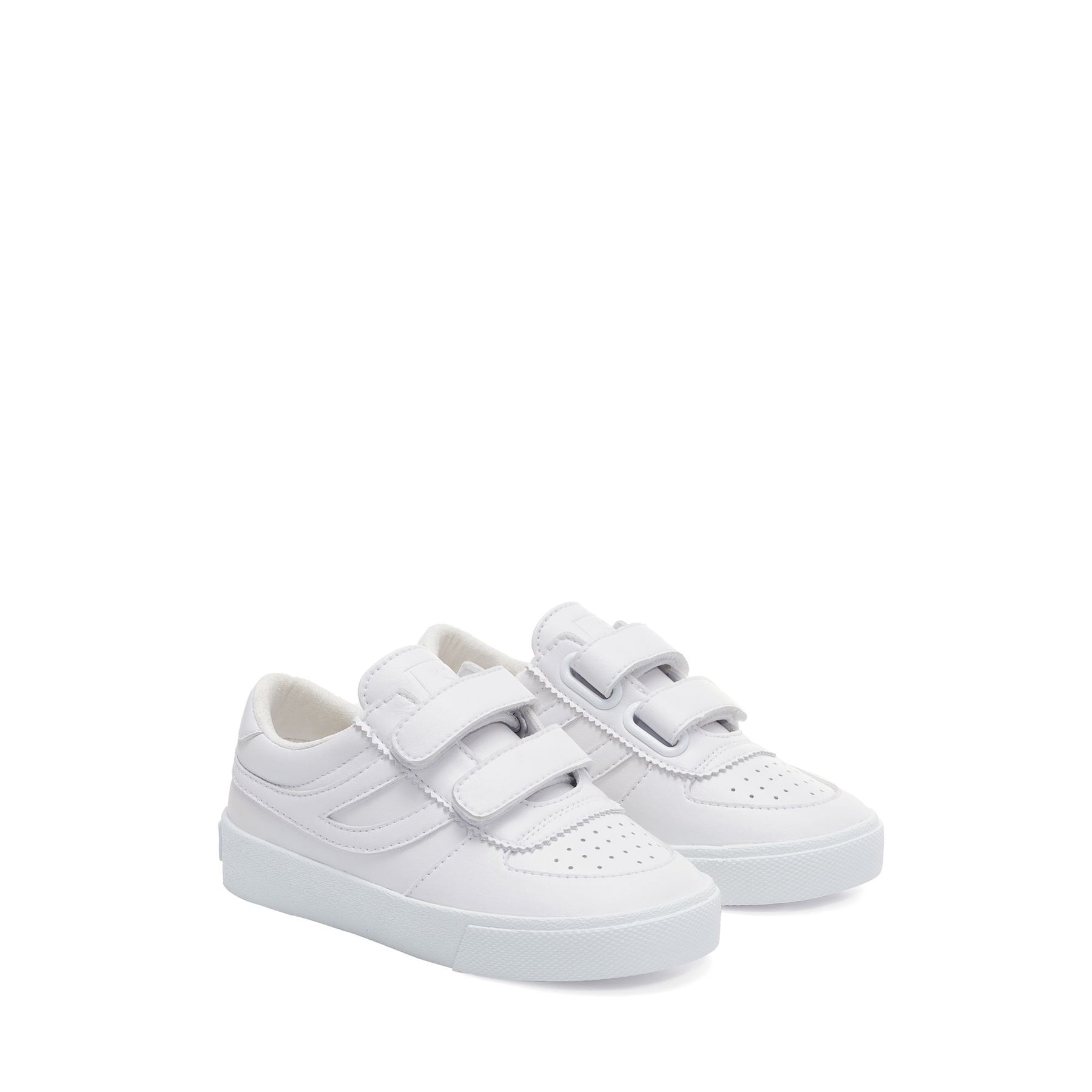 Superga 2846 KIDS SEATTLE STRAPS VEGAN MATERIALTOTAL WHITE Qualità Garantita