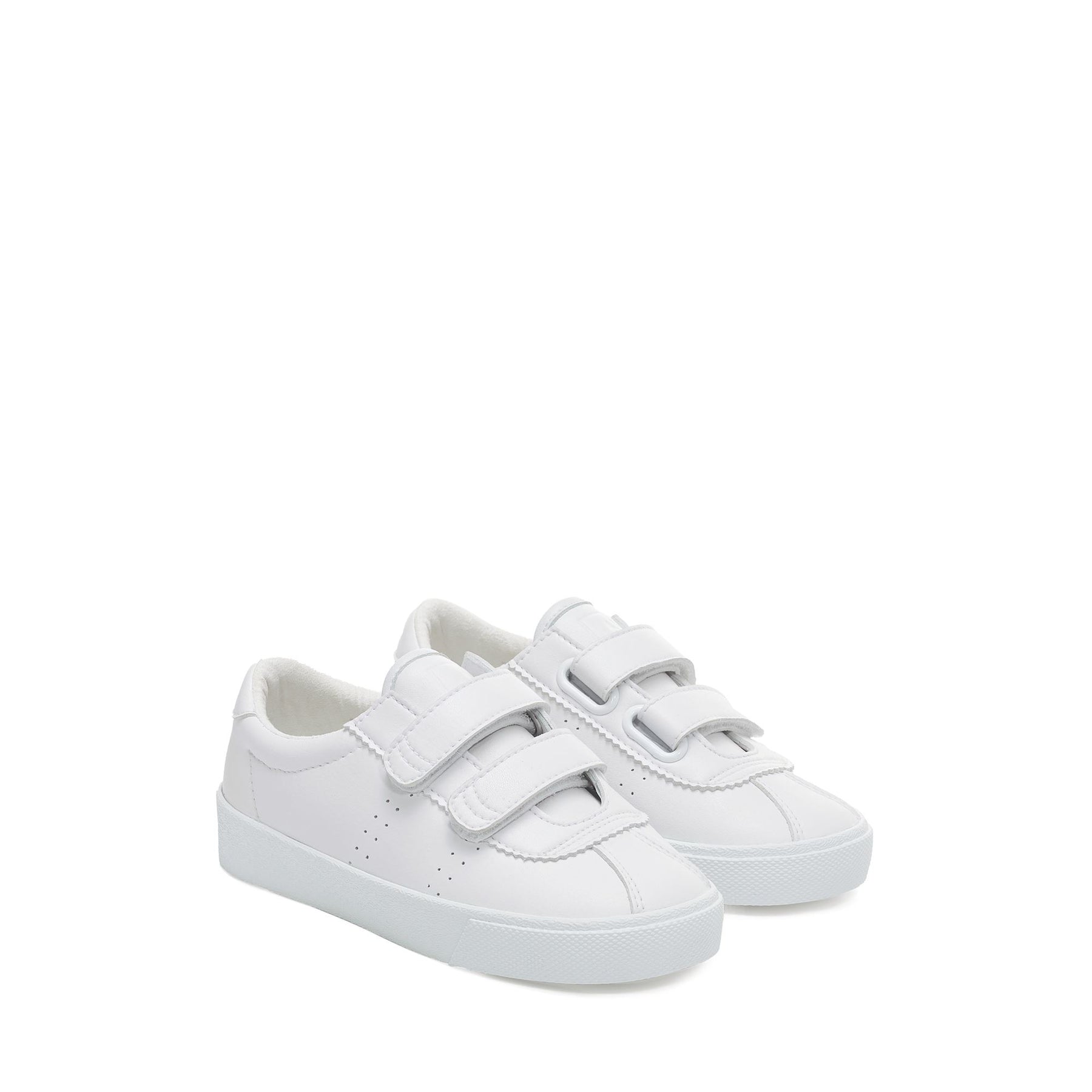 Superga 2843 KIDS CLUB S STRAPS VEGAN MATERIALTOTAL WHITE Negozi Online