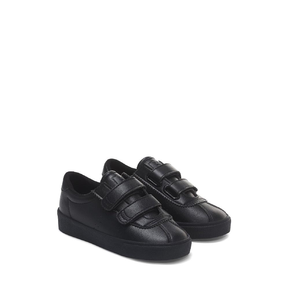 Superga 2843 KIDS CLUB S STRAPS VEGAN MATERIALTOTAL BLACK Acquista Ora