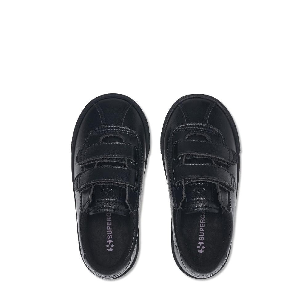 Superga 2843 KIDS CLUB S STRAPS VEGAN MATERIALTOTAL BLACK Acquista Ora