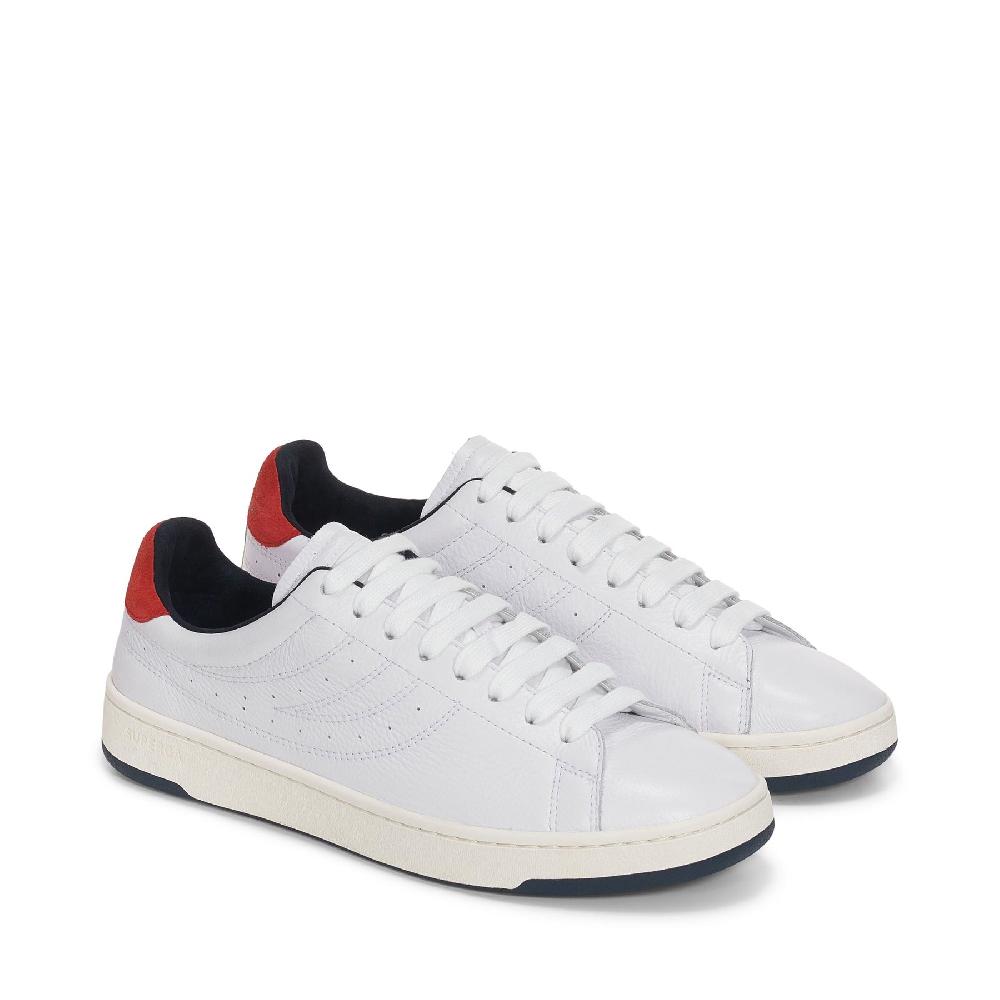Superga 4833 LENDL MATCHWHITE-NAVY-RED Vendita Economica