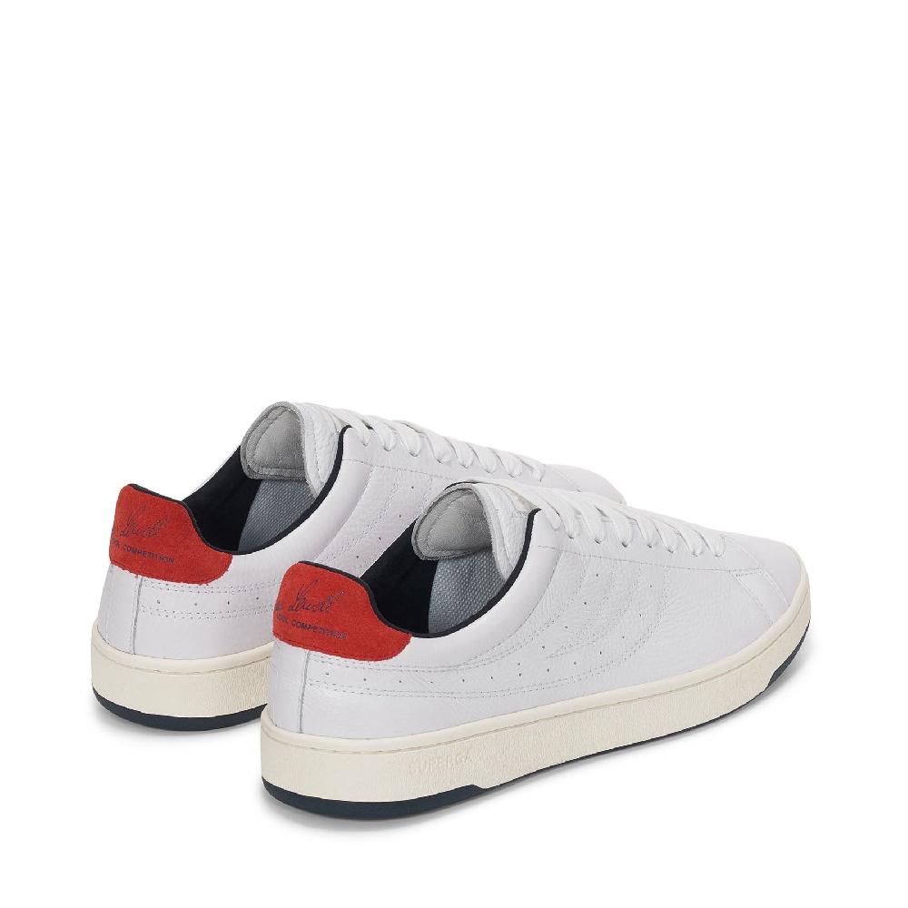Superga 4833 LENDL MATCHWHITE-NAVY-RED Vendita Economica