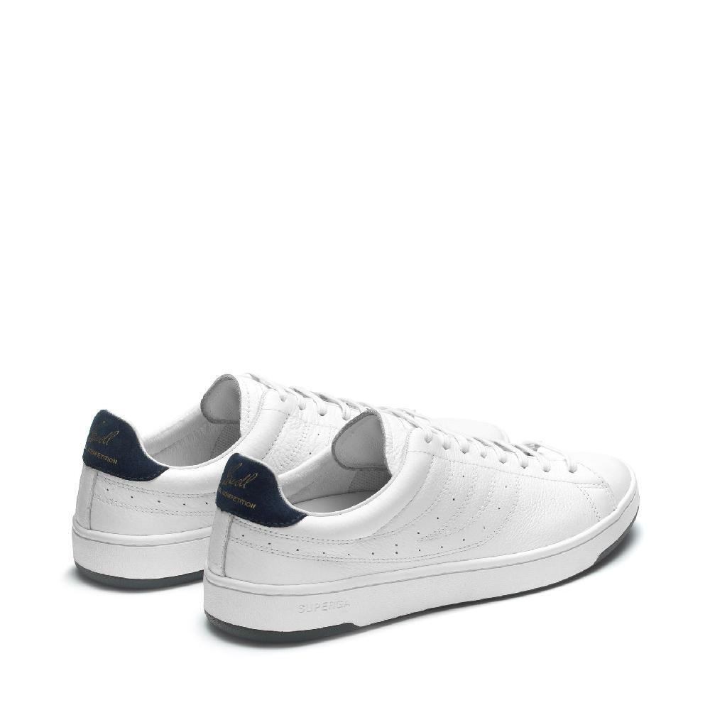 Superga 4833 LENDL MATCHWHITE-BLUE GREY DK Saldi Di Fabbrica