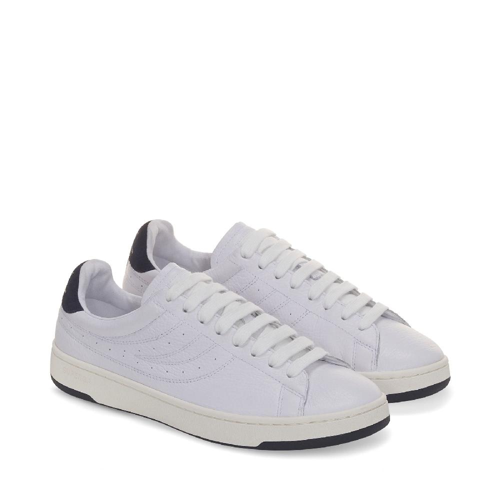 Superga 4833 LENDL MATCHWHITE-WHITE AVORIO-NAVY I Più Venduti