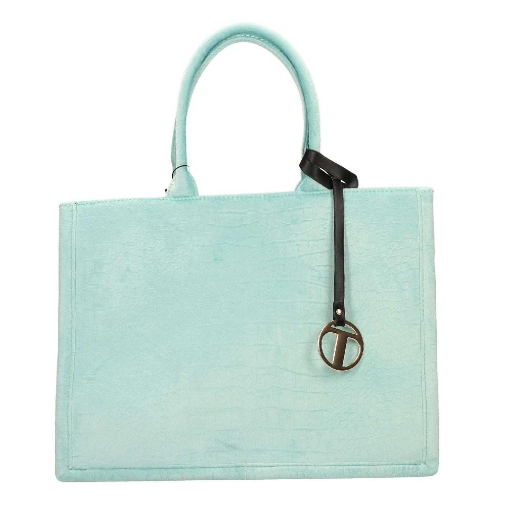 Tata Italia Borsa pied-de-poule beige e marrone Promozione Limitata