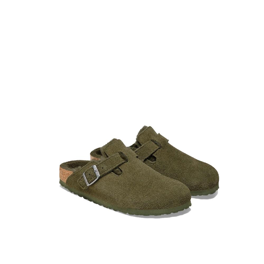 Birkenstock Boston Shearling Suede Leather I Più Venduti