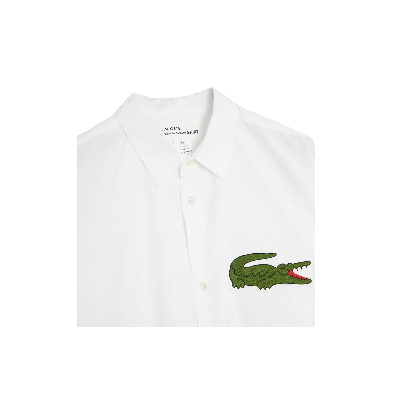 CDG Shirt x Lacoste Men's Woven Shirt Qualità Garantita