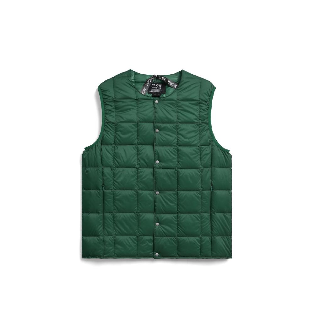 Taion Crew-Neck Button Down Vest Men Vendita Calda