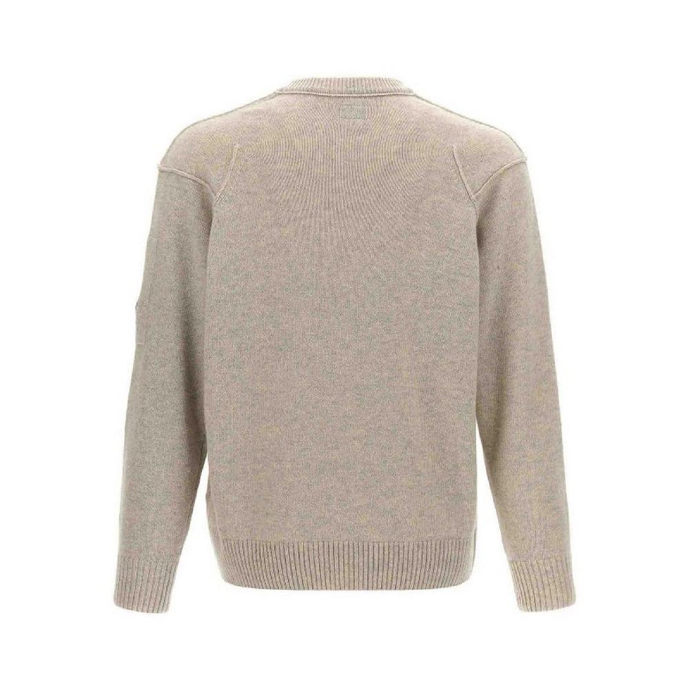 C.P. Company Lambswool GRS Crewneck Knitwear Qualità Garantita