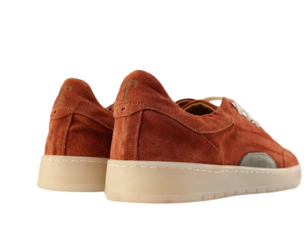 Ton Goût Sneakers da Uomo col.Bruciato Qualità