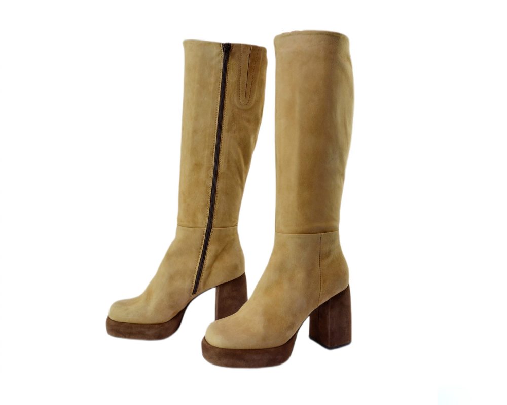 Ton Goût Stivali FEMME Cuoio Sconto