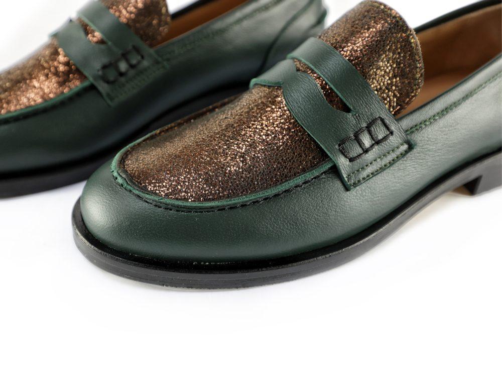 Ton Goût Mocassino Betty Verde I Più Venduti