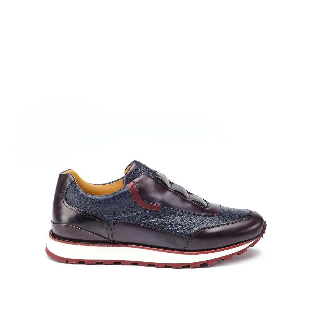 ﻿A.Testoni MOENA SNEAKER ROYAL CALF + GRAINED CALF ° I Più Venduti