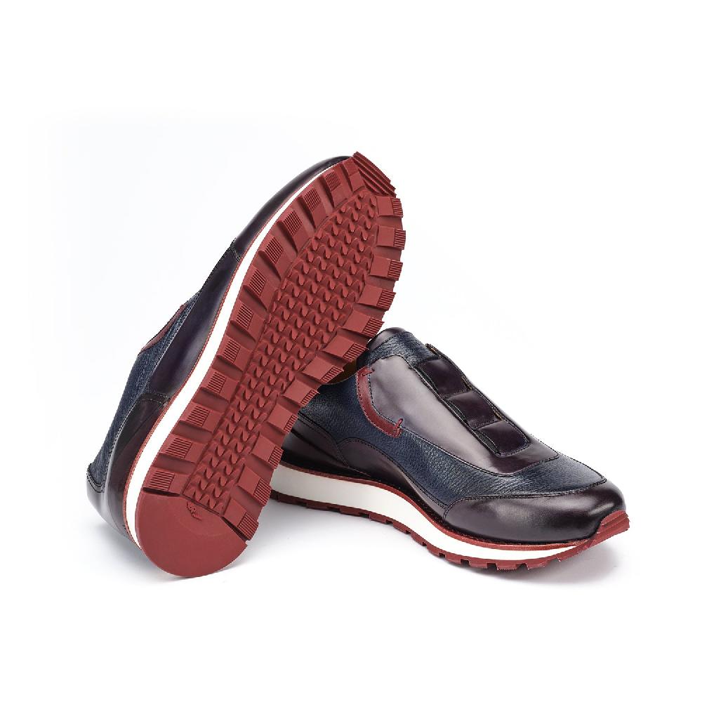 ﻿A.Testoni MOENA SNEAKER ROYAL CALF + GRAINED CALF ° I Più Venduti