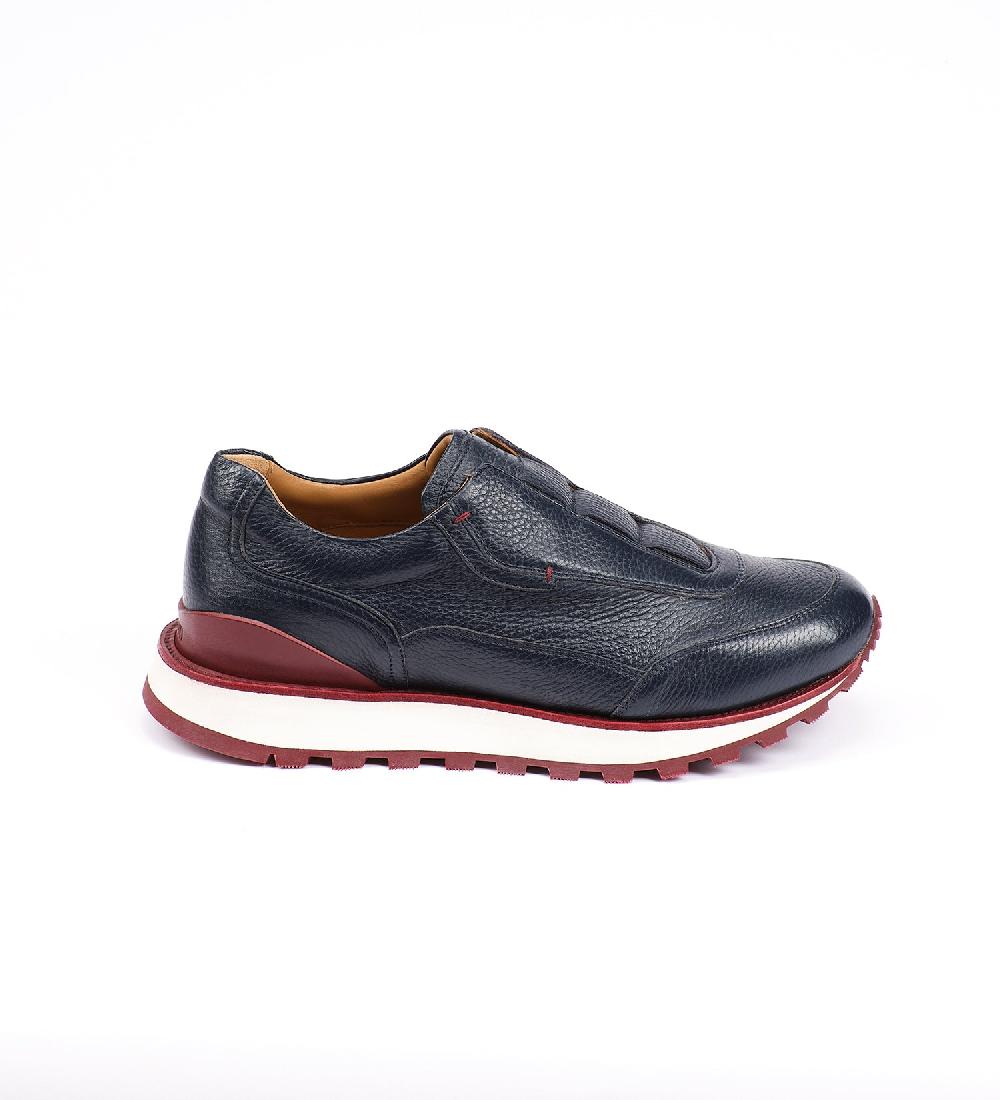 A.Testoni MOENA SNEAKER IN CERVO Vendite Flash