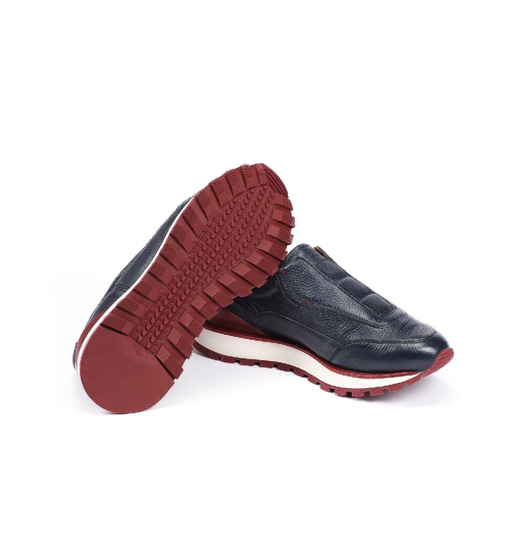 A.Testoni MOENA SNEAKER IN CERVO Vendite Flash