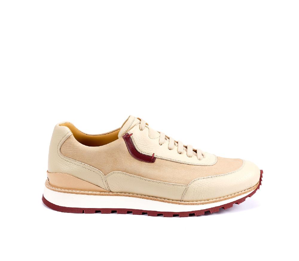 A.Testoni MOENA SNEAKER NUBUK CALF + DEER ° Negozio