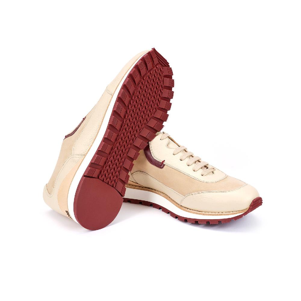 A.Testoni MOENA SNEAKER NUBUK CALF + DEER ° Negozio