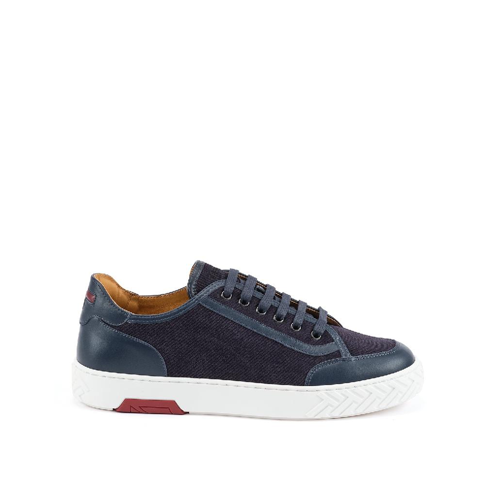 A.Testoni RAVENNA SNEAKER VELVET SUEDE CALF+CALF ° Officina
