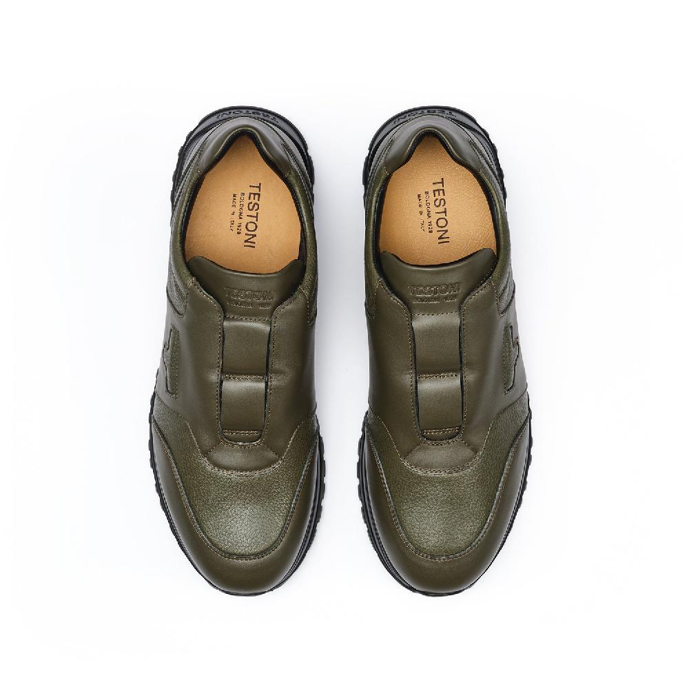 A.Testoni CUNEO SNEAKER SPORT NAPA CALF + GRAINED CALF ° Promozione